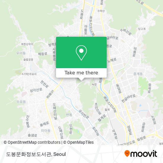 도봉문화정보도서관 map