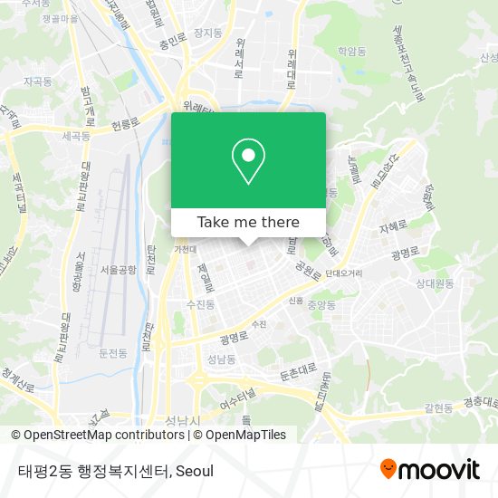 태평2동 행정복지센터 map