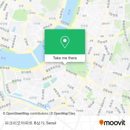 파크리오아파트 B상가 map