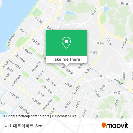 시화대우아파트 map