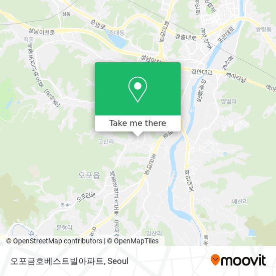 오포금호베스트빌아파트 map