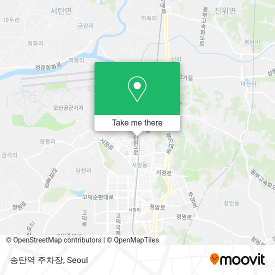 송탄역 주차장 map