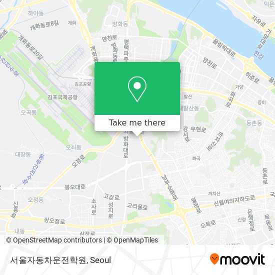 서울자동차운전학원 map