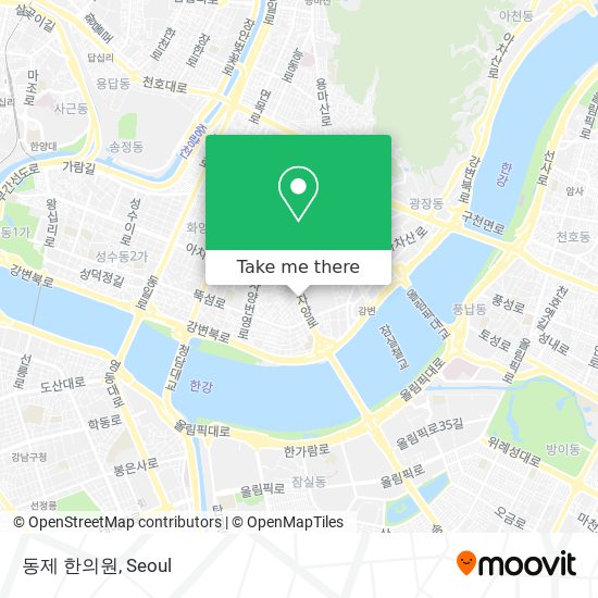 동제 한의원 map