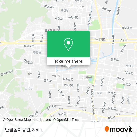 반월놀이공원 map