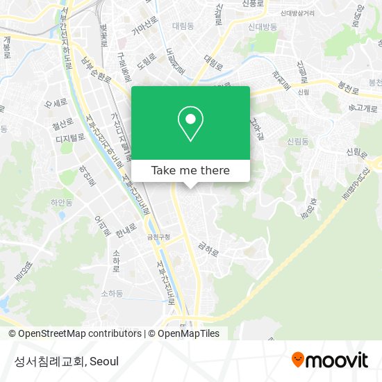 성서침례교회 map