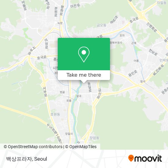 백상프라자 map