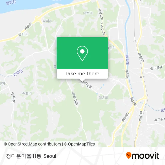 정다운마을 H동 map