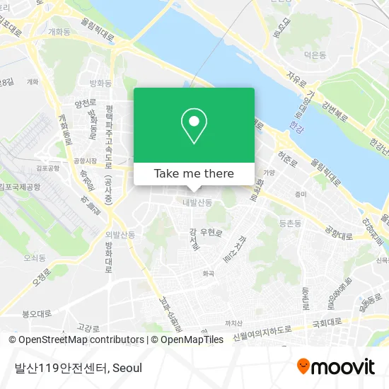 발산119안전센터 map
