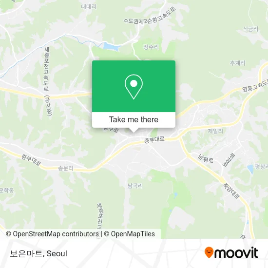 보은마트 map