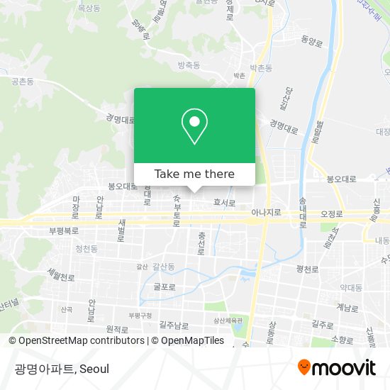 광명아파트 map