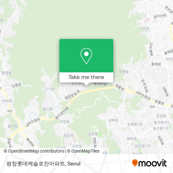 평창롯데캐슬로잔아파트 map