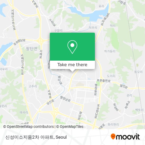 신성미소지움2차 아파트 map