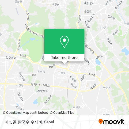 마싯골 칼국수 수제비 map