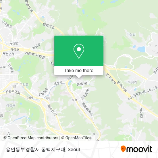 용인동부경찰서 동백지구대 map