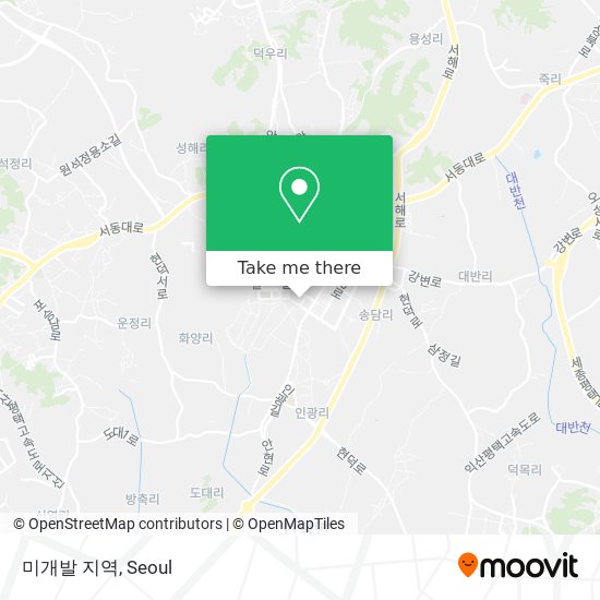 미개발 지역 map