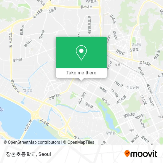 장촌초등학교 map