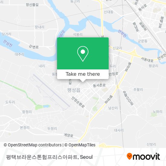 평택브라운스톤험프리스아파트 map