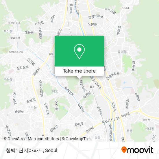 청백1단지아파트 map