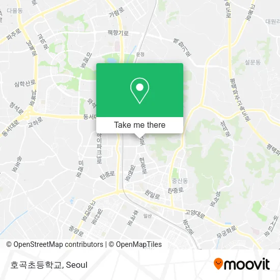호곡초등학교 map