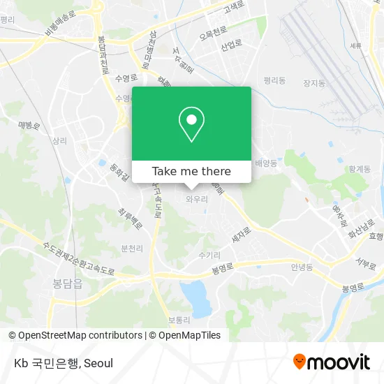Kb 국민은행 map