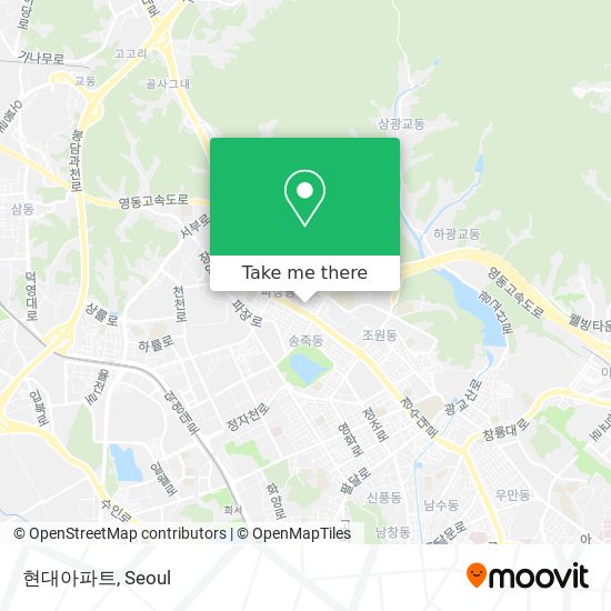 현대아파트 map