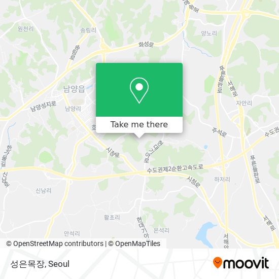 성은목장 map