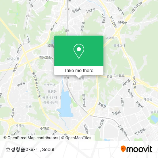 효성청솔아파트 map