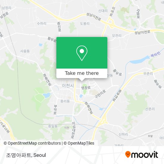 조명아파트 map