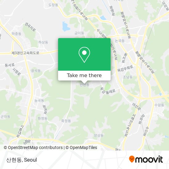 산현동 map