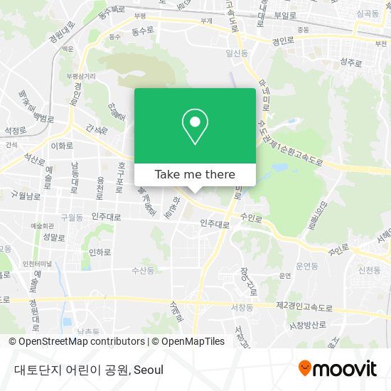 대토단지 어린이 공원 map