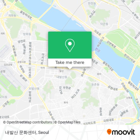 내발산 문화센터 map