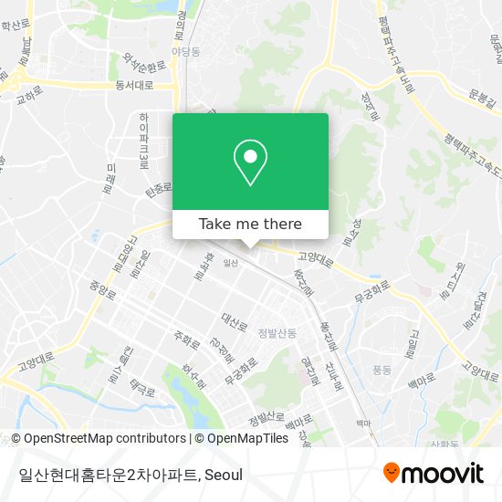 일산현대홈타운2차아파트 map