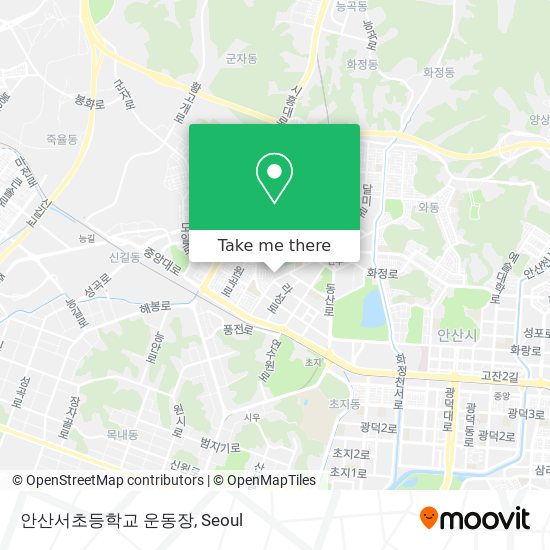 안산서초등학교 운동장 map