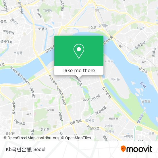 Kb국민은행 map