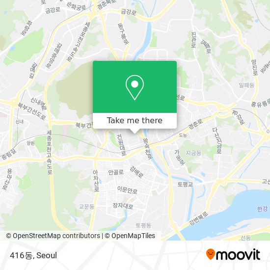 416동 map
