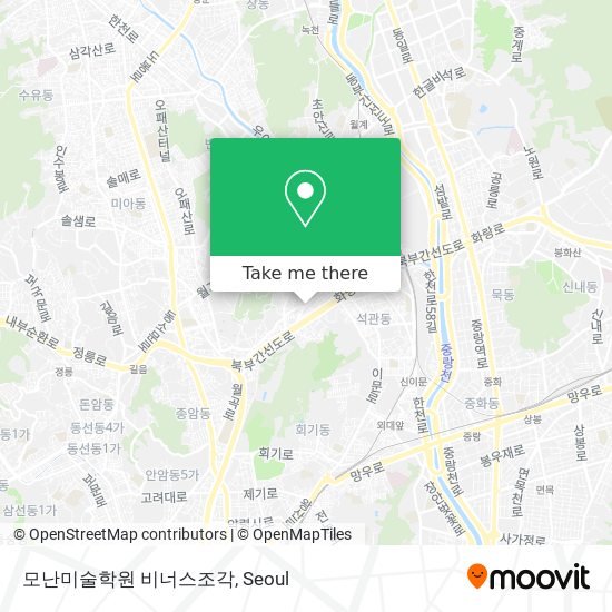 모난미술학원 비너스조각 map