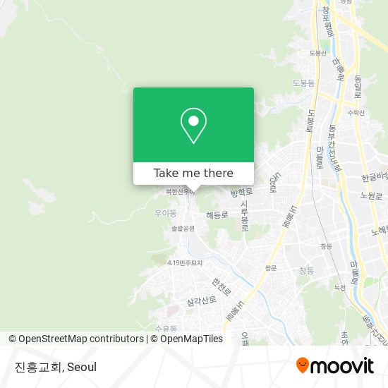 진흥교회 map