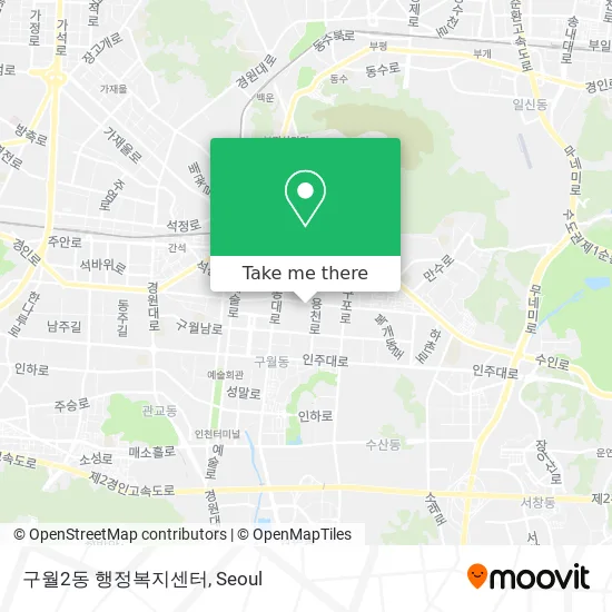 구월2동 행정복지센터 map