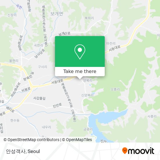 안성객사 map