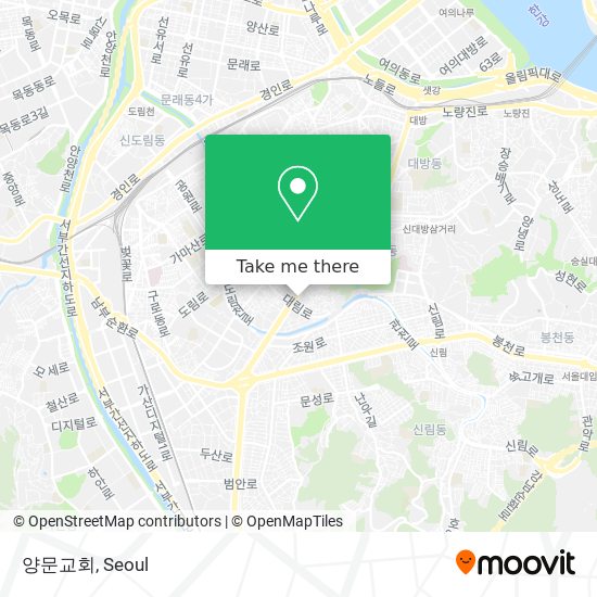 양문교회 map