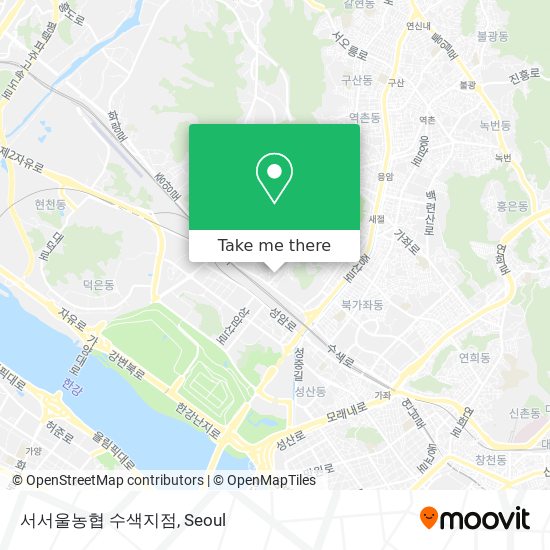 서서울농협 수색지점 map