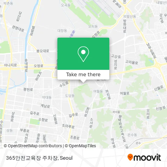 365안전교육장 주차장 map