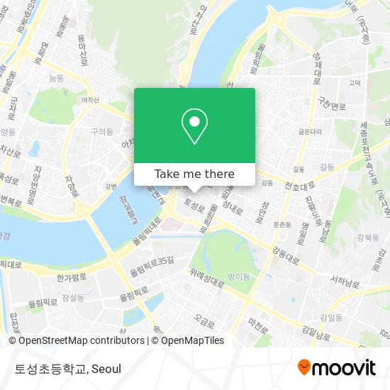 토성초등학교 map