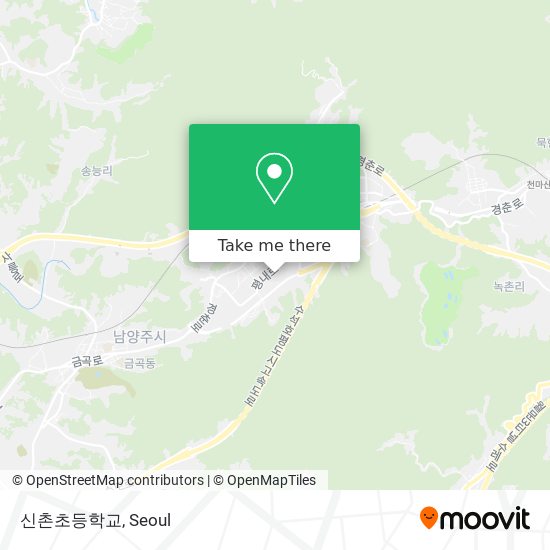 신촌초등학교 map
