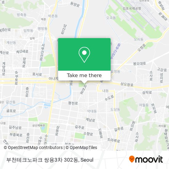 부천테크노파크 쌍용3차 302동 map