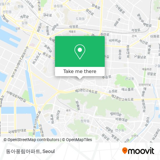 동아풍림아파트 map