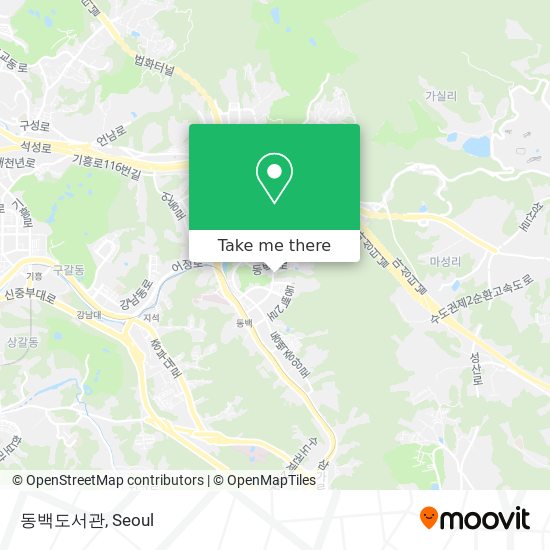 동백도서관 map