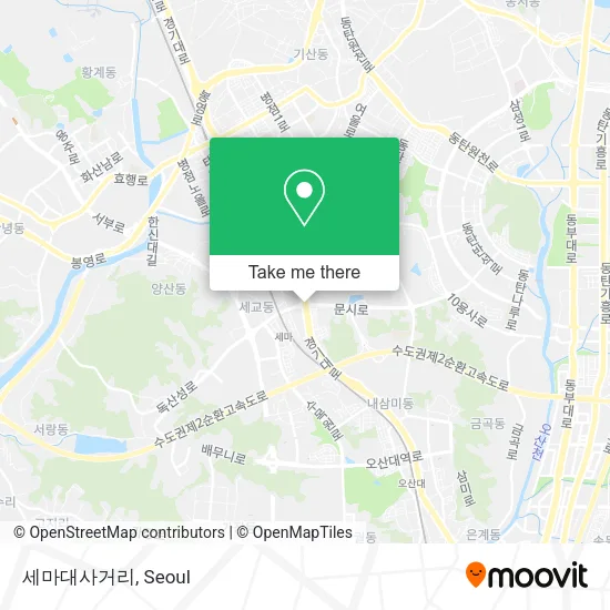 세마대사거리 map