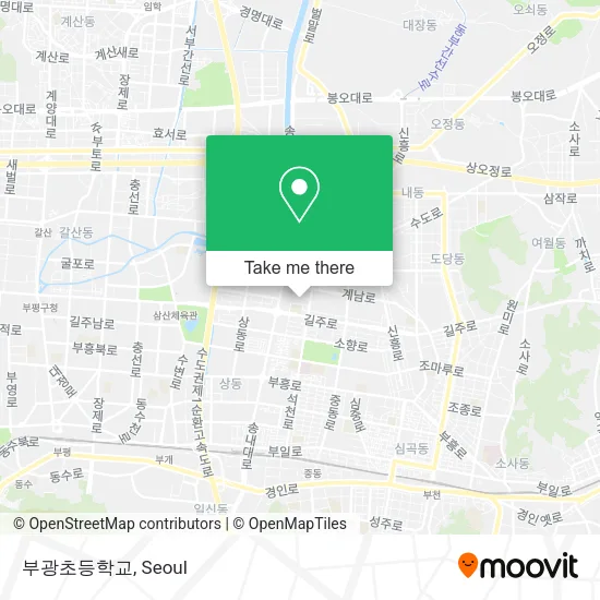 부광초등학교 map